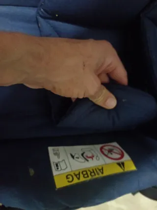 Silla de coche para bebé azul