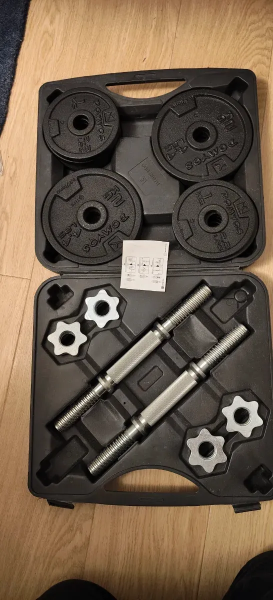 Maletín Mancuernas Pesas Ajustables