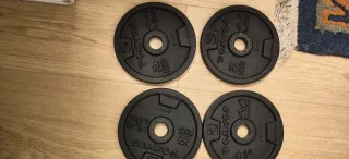 Valigetta con manubri regolabili e dischi