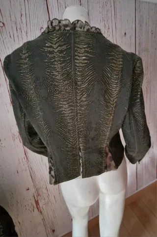 Chaqueta Pilar Nicolas Denim Oscuro Brillo