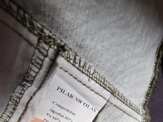 Chaqueta Pilar Nicolas Denim Oscuro Brillo