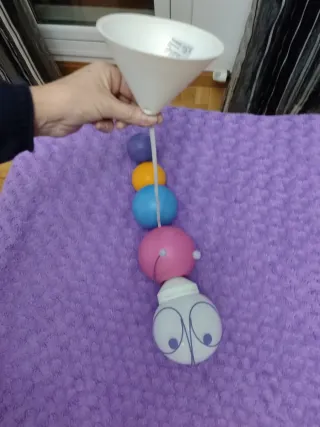 Lámpara infantil de plástico