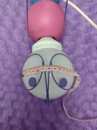 Lámpara infantil de plástico