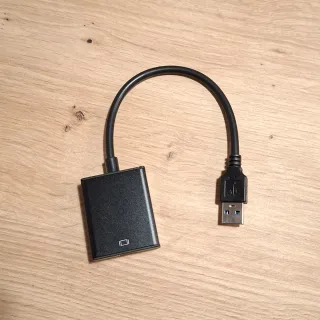 Adaptador USB a HDMI Negro