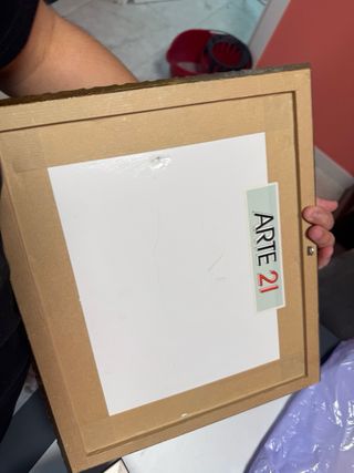 Cuadro antiguo caballo elegante