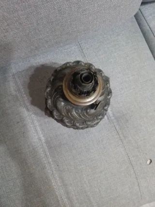 Lampara antigua de aceite decorativa