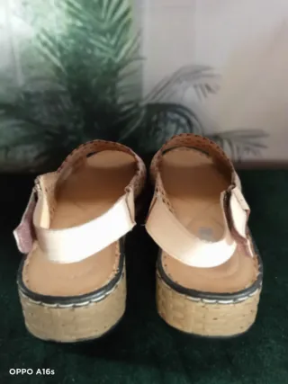 Sandalias cuña mujer sin estrenar