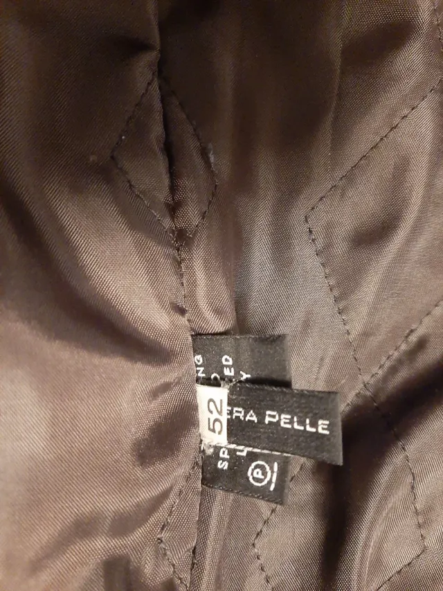 Cappotto uomo in vera pelle marrone - SONY BONO