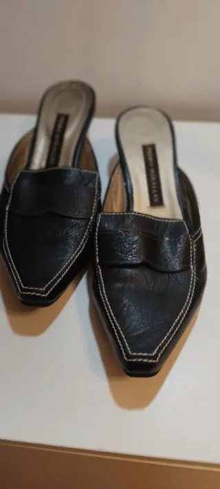 Mules Pedro Miralles Negros Talla 38