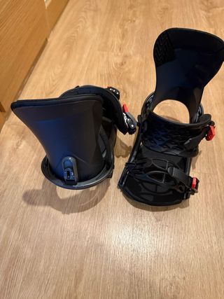 Botas snow Burton y fijaciones Salomón.