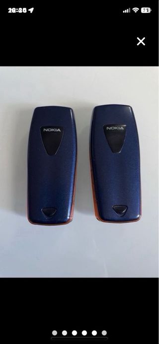2 Móviles Nokia Vintage Azul