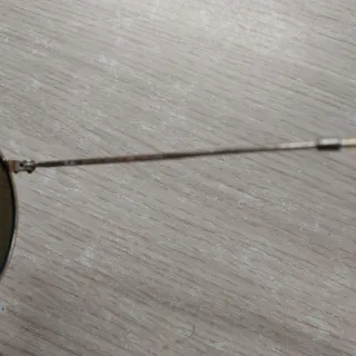 Occhiali da sole Ray-Ban Round Metal Blu/Oro