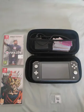 Nintendo Switch Lite Grigio + gioco + Micro Sd