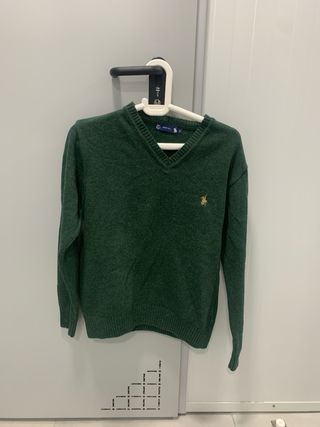 Jersey 80% lana  Verde Talla M