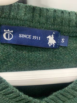 Jersey 80% lana  Verde Talla M
