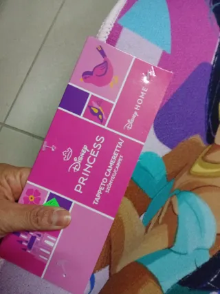 Tappeto Principesse Jasmin, Ariel e  Cenerentola