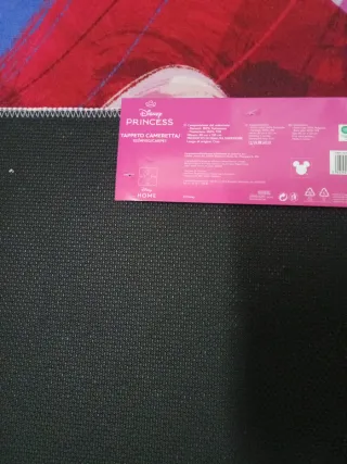 Tappeto Principesse Jasmin, Ariel e  Cenerentola