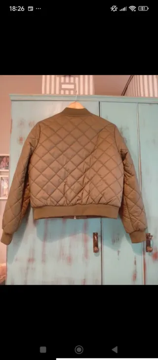 Chaqueta acolchada verde Talla L