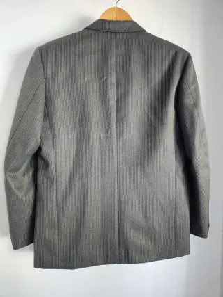 Americana Vintage Vanoni Lana Raya Gris