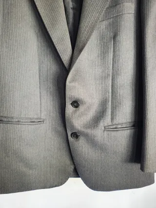 Americana Vintage Vanoni Lana Raya Gris