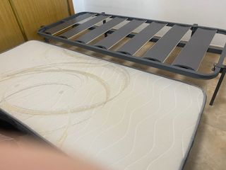 Cama nido 2 camas 90x200 cm Colchón cama abajo inc