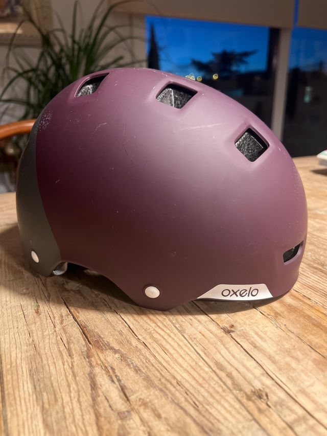 Casco Oxelo Viola