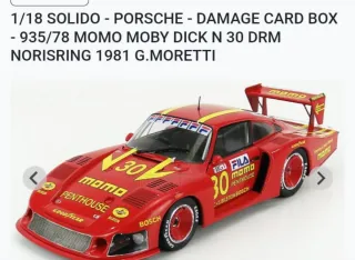 1/18 SOLIDO - PORSCHE - Scatola difettosa