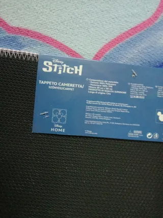 Tappeto Stitch e Angel Disney 80x120 Nuovo