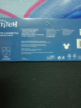 Tappeto Stitch e Angel Disney 80x120 Nuovo