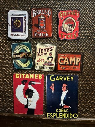 Imanes vintage Gitanes, Esplendido, etc