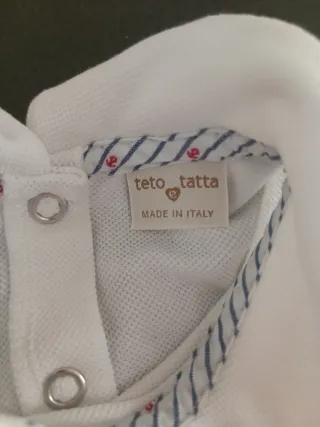 T-shirt Teto e Tatta 9-12 mesi