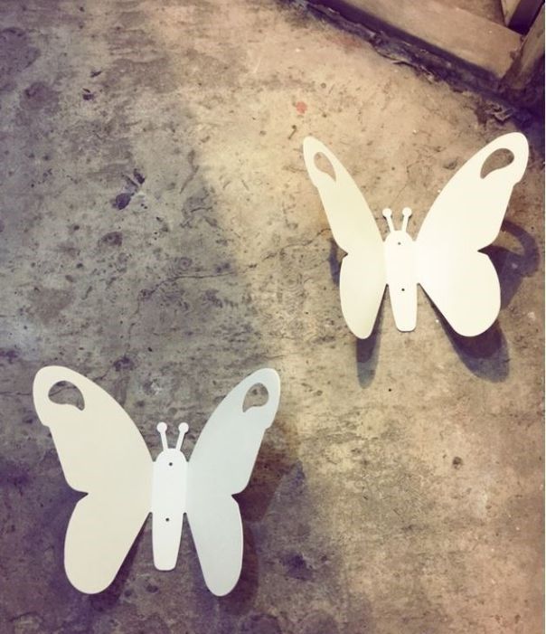 Mariposas decoración metal IKEA