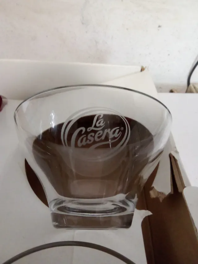 Set La Casera Bottiglia e 2 Bicchieri