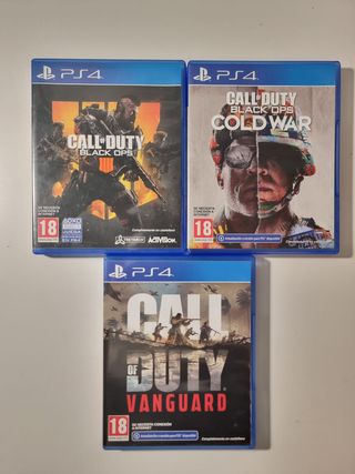 Lote 3 Juegos Call of Duty PS4