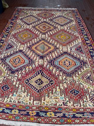 Tappeto Persiano Annodato a Mano in Seta