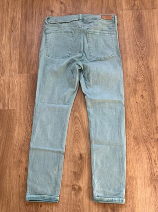 Pantalón vaquero azul claro mujer talla 42