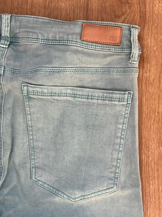 Pantalón vaquero azul claro mujer talla 42