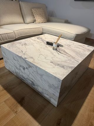 Tavolo da centro effetto marmo Kalune Design