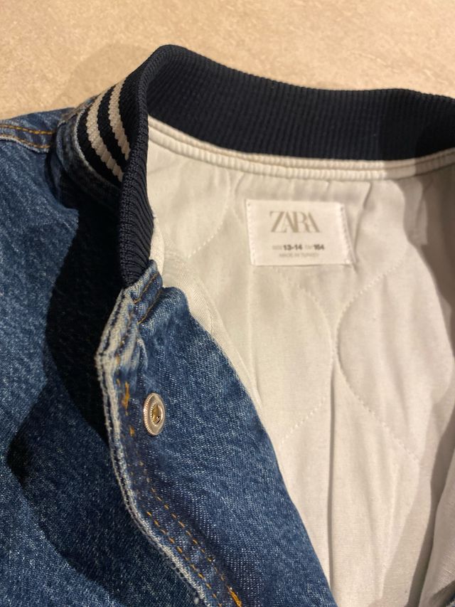 Chaqueta Zara vaquera niño, talla: 13-14