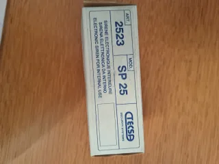 Sirena allarme interna mai usata 12V TECS