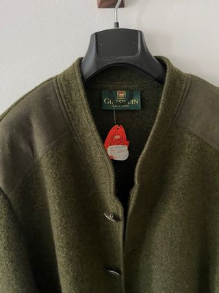 Abrigo Giesswein Verde Lana