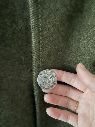 Abrigo Giesswein Verde Lana