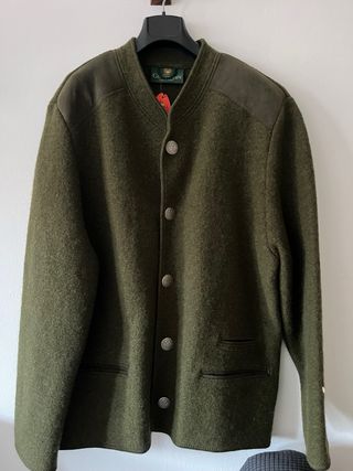 Abrigo Giesswein Verde Lana