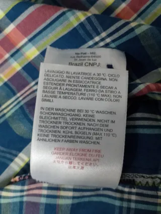 Camisa Quiksilver cuadros talla XS