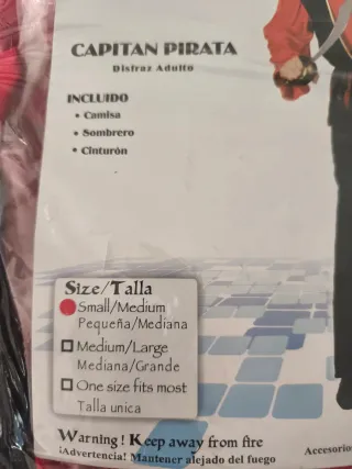 Disfraces piratas (hombre y mujer)