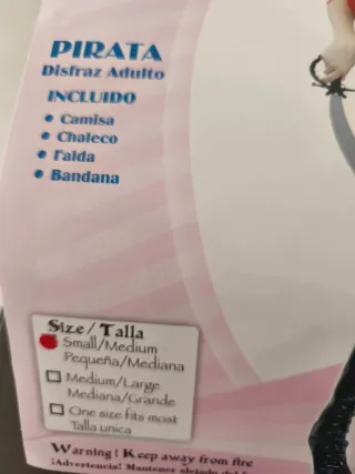 Disfraces piratas (hombre y mujer)