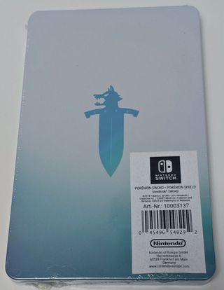 Pokemon Espada Switch + Caja metálica + Manual