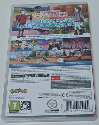 Pokemon Espada Switch + Caja metálica + Manual