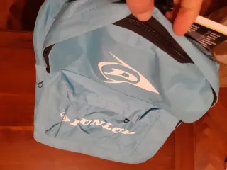 Mochila Dunlop Azul y Negra