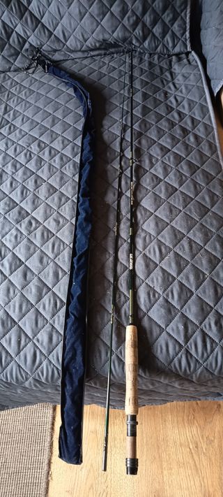 Caña de pesca a mosca